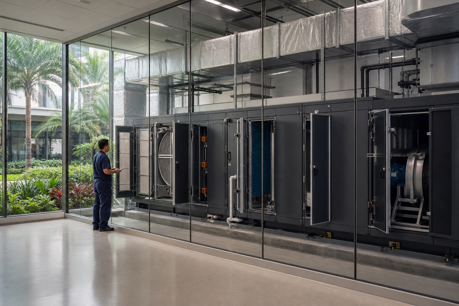 Illustrative Deep Dehumidification & Energy Recovery Ventilation application: Green data centers