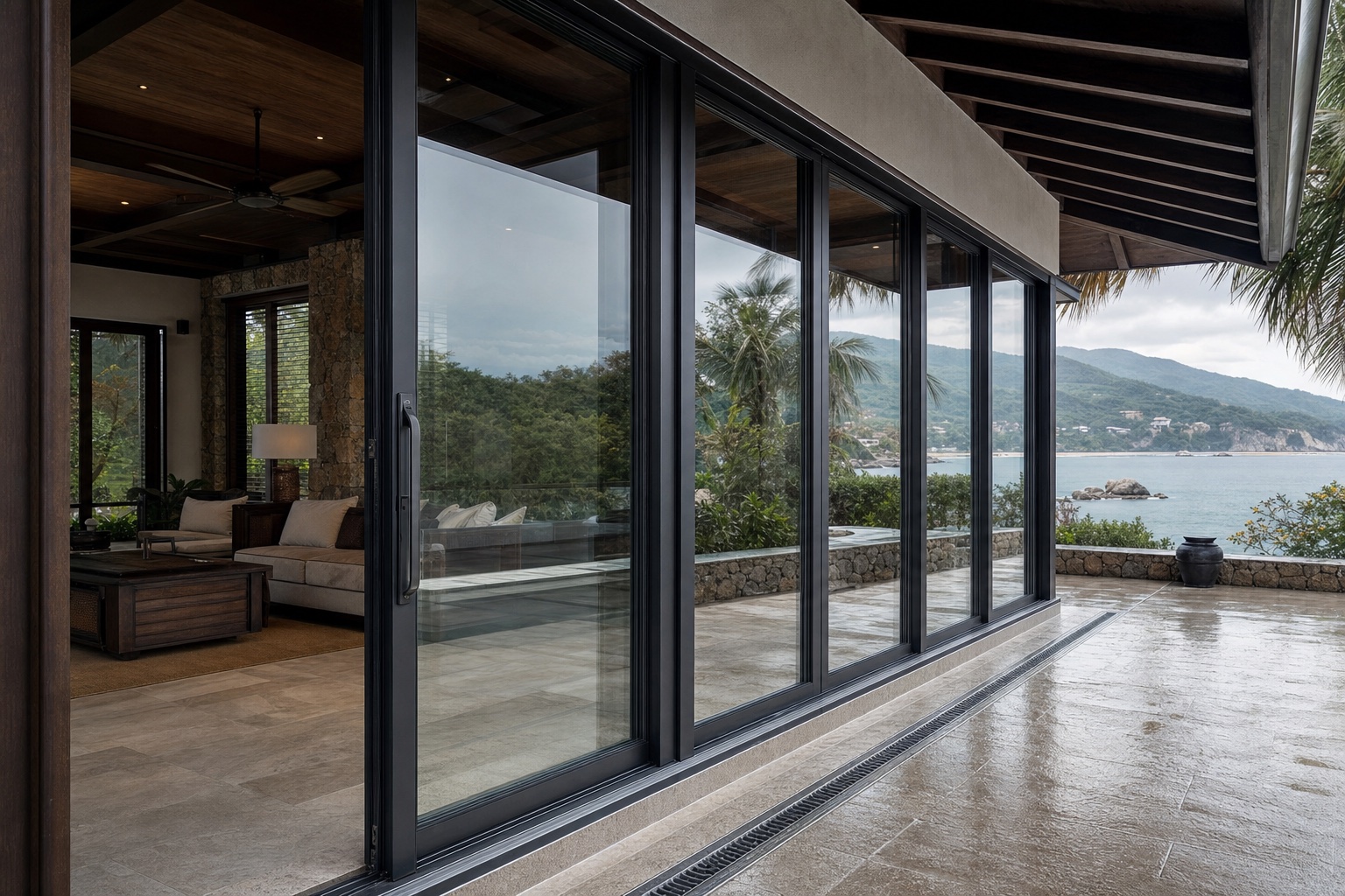 Illustrative Extreme-Spec Premium Villa Window & Door System application: Coastal resort and private villas