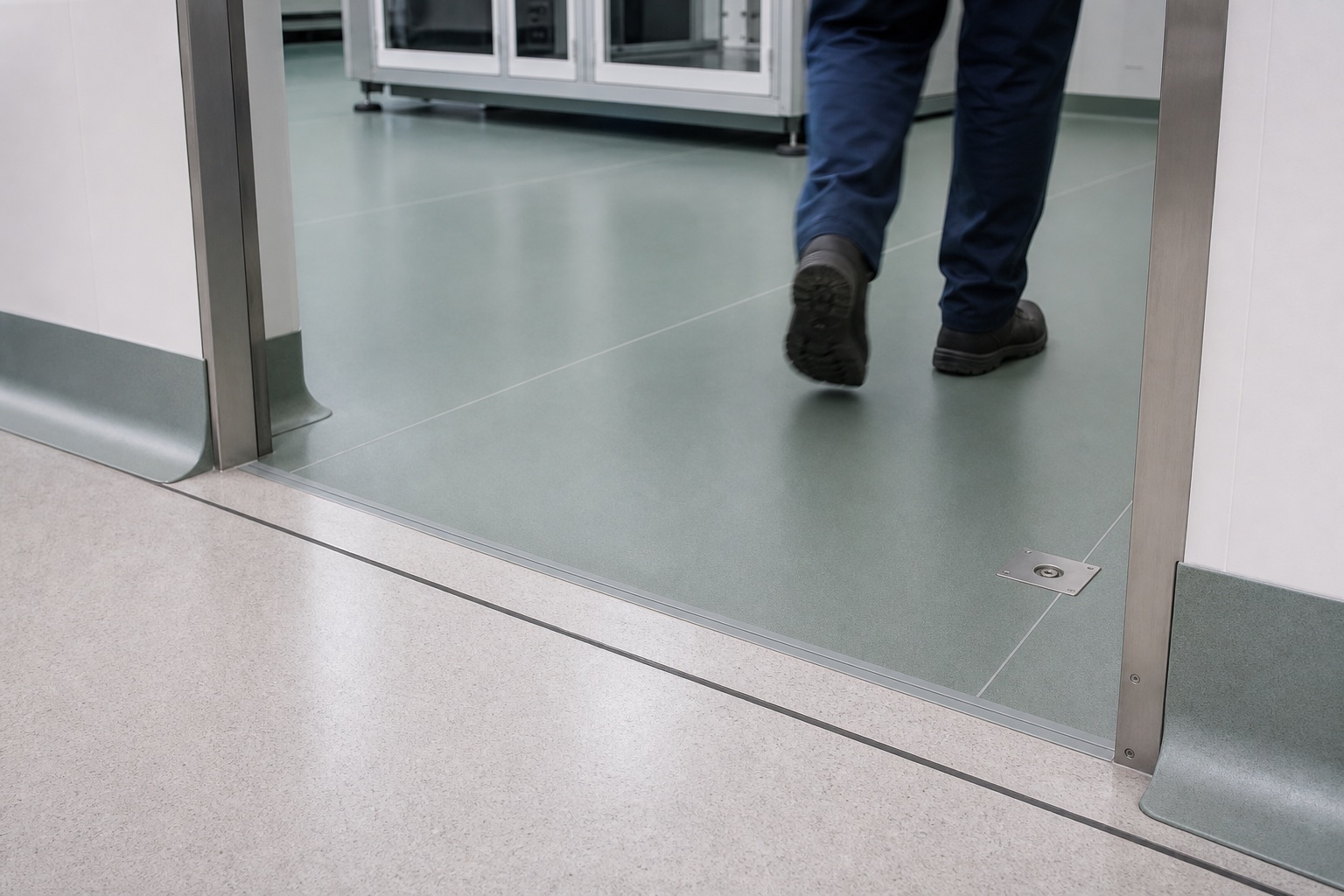 Illustrative Permanent Conductive & Static-Dissipative PVC Flooring System application: Electronics assembly and calibration